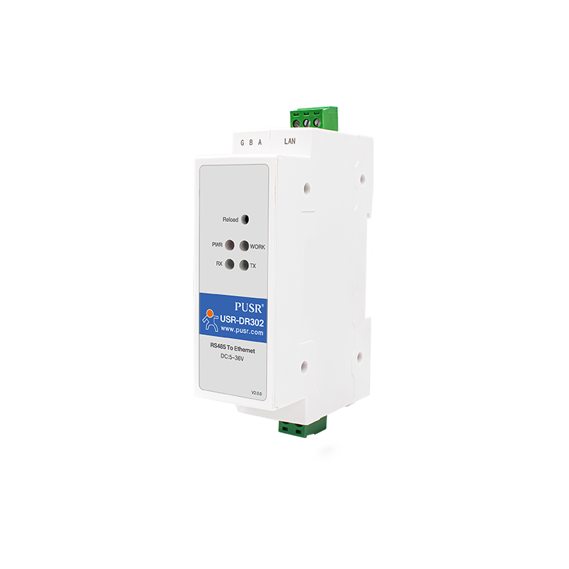 USR-DR302 1Port RS485 to Ethernet DIN Rail